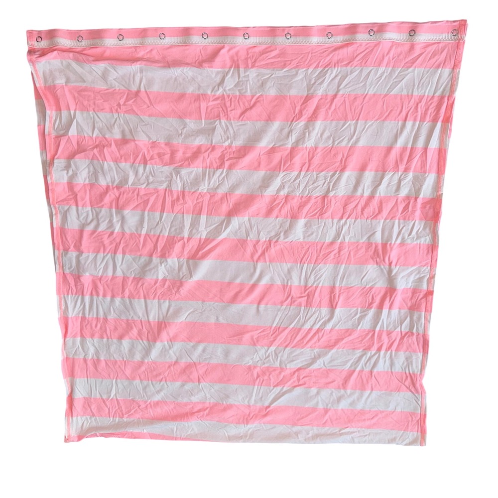 Lululemon‎ Vinyasa Scarf Pink White Striped Multi Way Snap Wrap Accessory